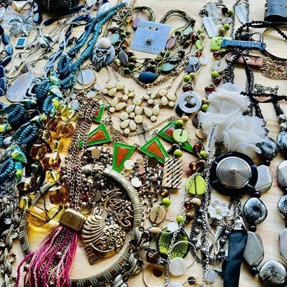 Jewelry Lot Variety / 6+lbs / Wearable / Vintage … - image 10