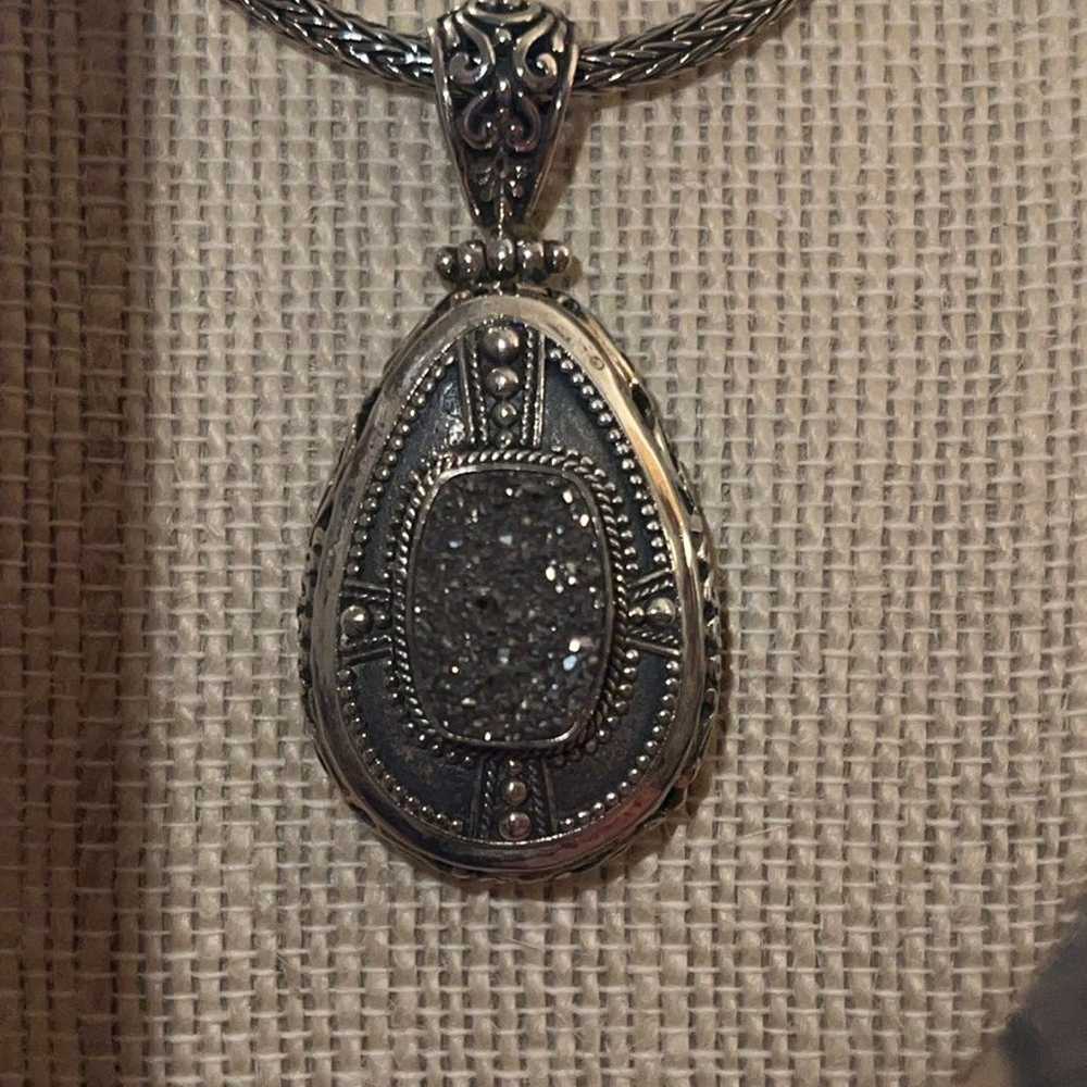 Drusy pendant - image 1