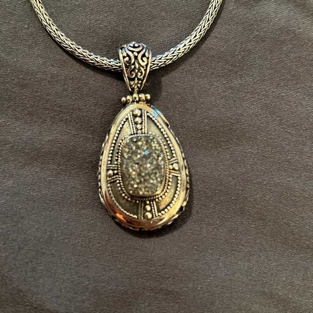 Drusy pendant - image 7