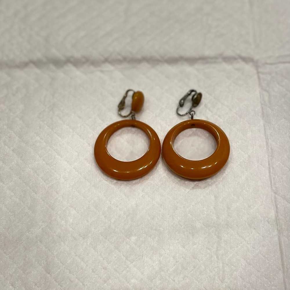 Bakelite Bracelet / earrings - image 9