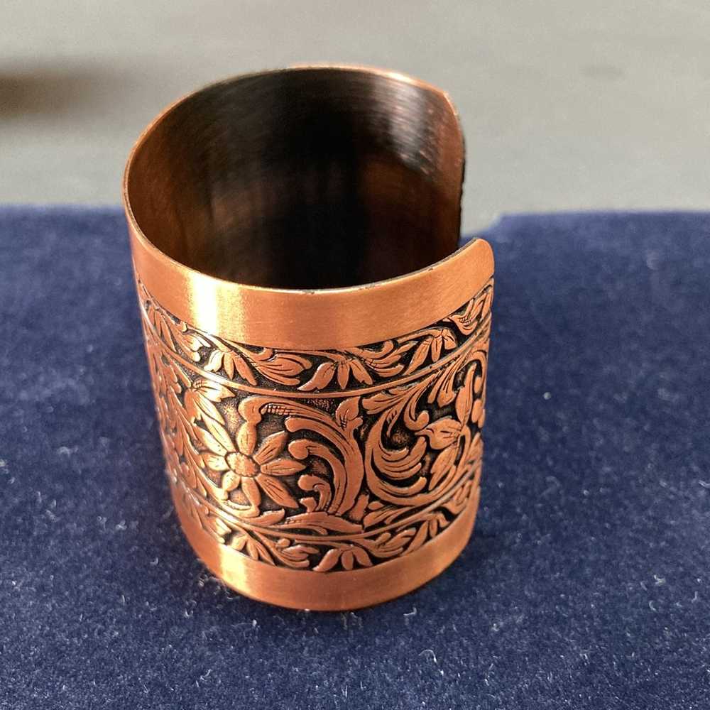 coppercraft vintage copper cuff - image 2