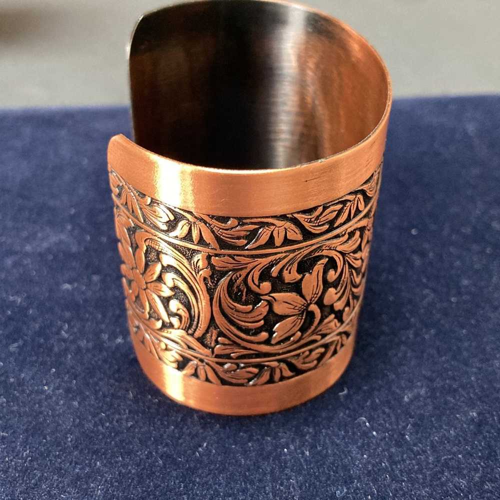 coppercraft vintage copper cuff - image 4