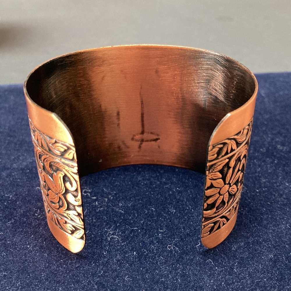 coppercraft vintage copper cuff - image 5