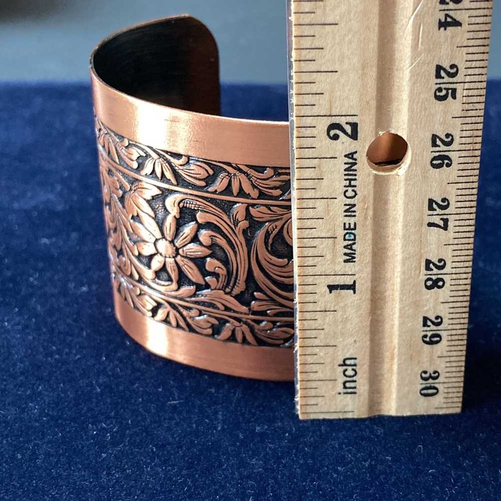 coppercraft vintage copper cuff - image 8