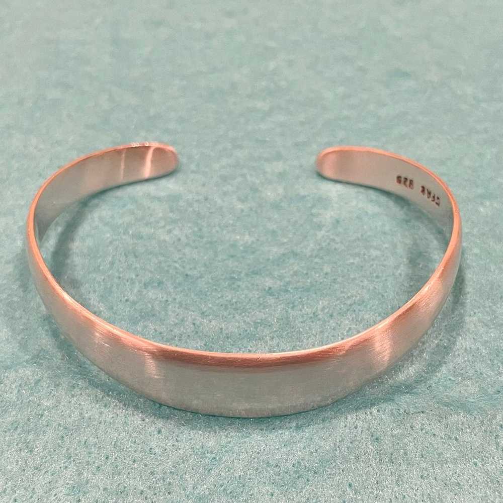 Vintage GFAB Swedish 925 Sterling Silver Cuff Bracelet.