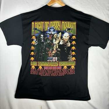 OZZY OSBORNE ROB ZOMBIE バンド Tシャツ USED］ 