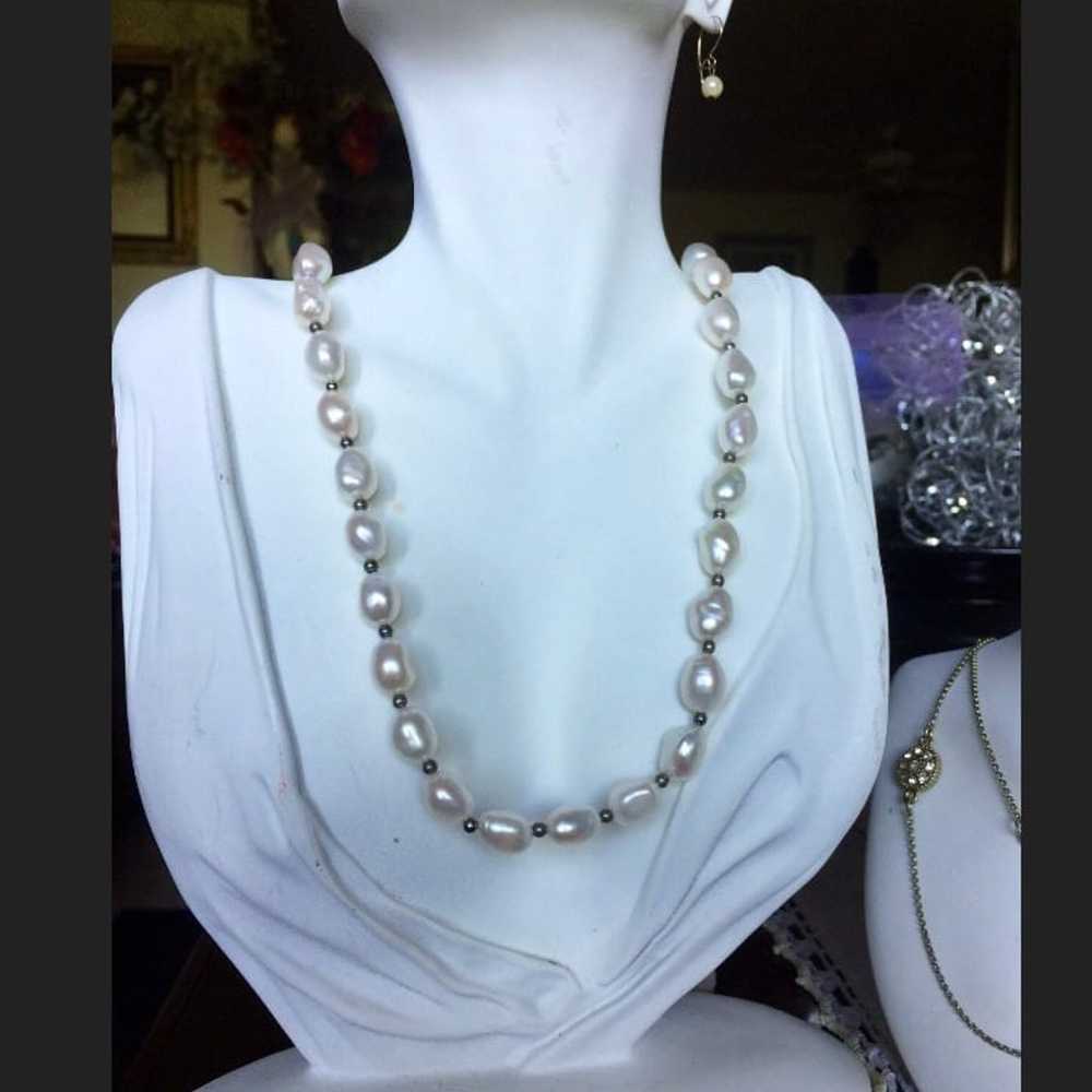 Vintage Cold Water Creek Genuine Freshwater Pearl… - image 1