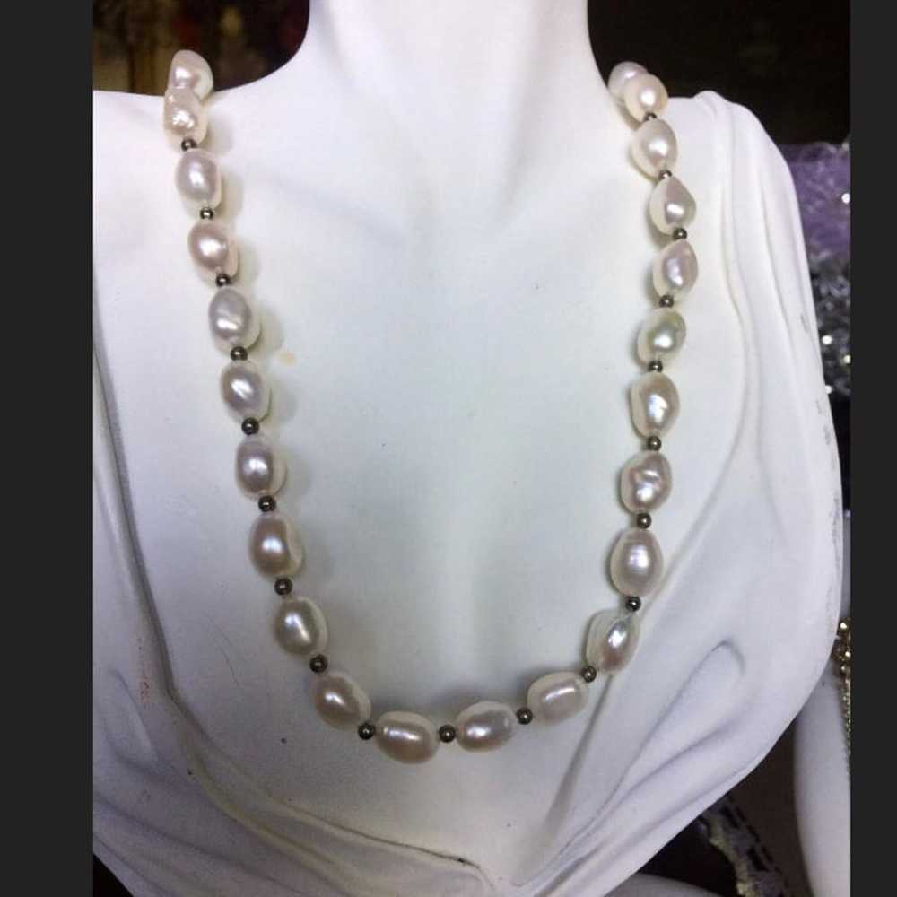 Vintage Cold Water Creek Genuine Freshwater Pearl… - image 2