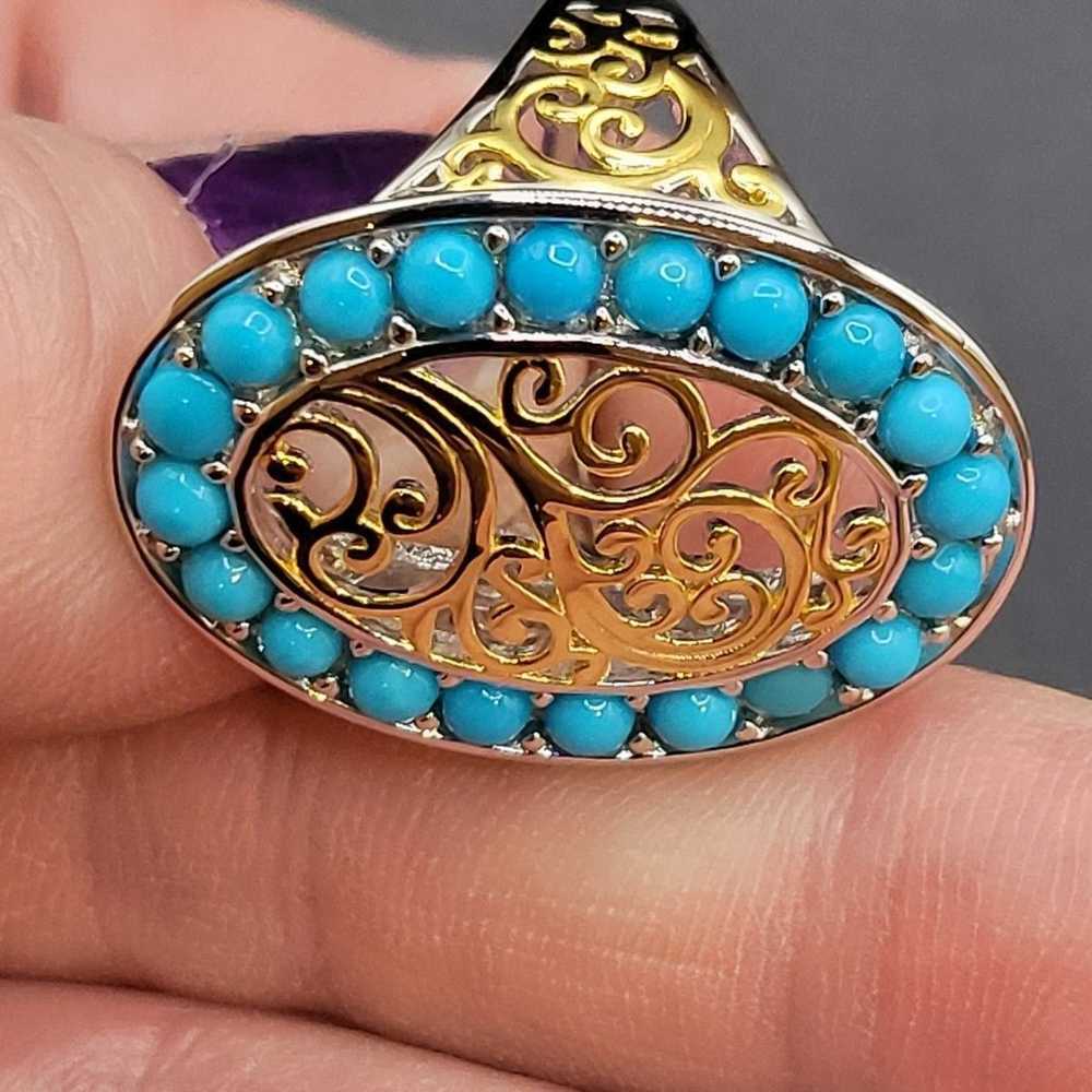 GORGEOUS SLEEPING BEAUTY TURQUOISE RING. #1127 - image 10