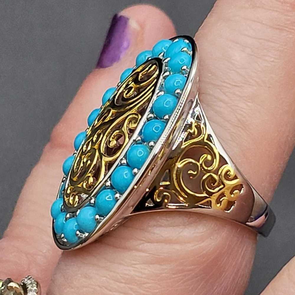 GORGEOUS SLEEPING BEAUTY TURQUOISE RING. #1127 - image 7