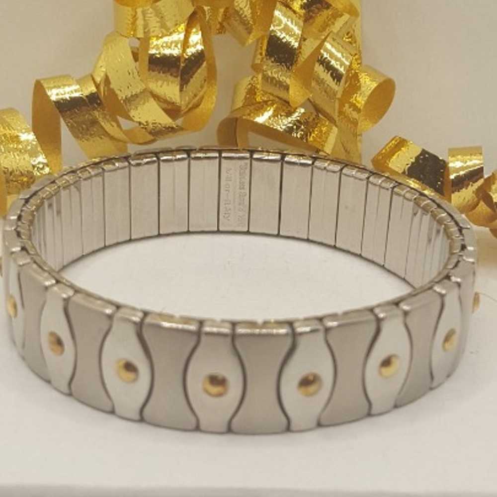 764, VTG 18K Gold & Stainless Steel - image 1