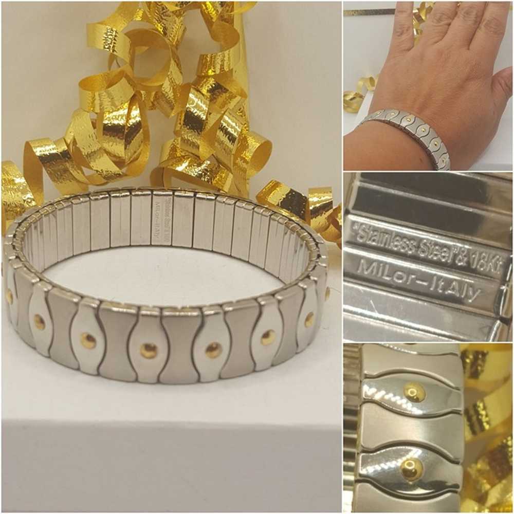 764, VTG 18K Gold & Stainless Steel - image 8