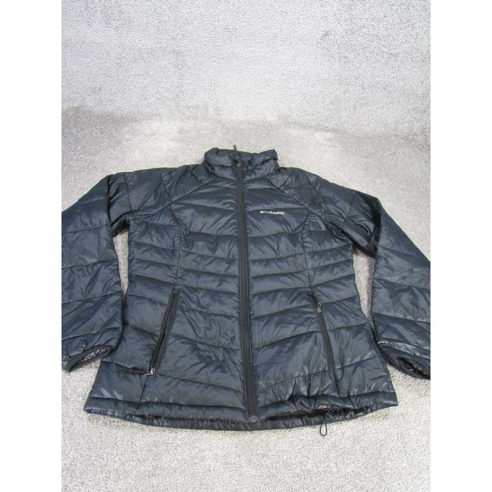 Vintage Columbia Jacket Mens Large Blue Puffer 65… - image 1