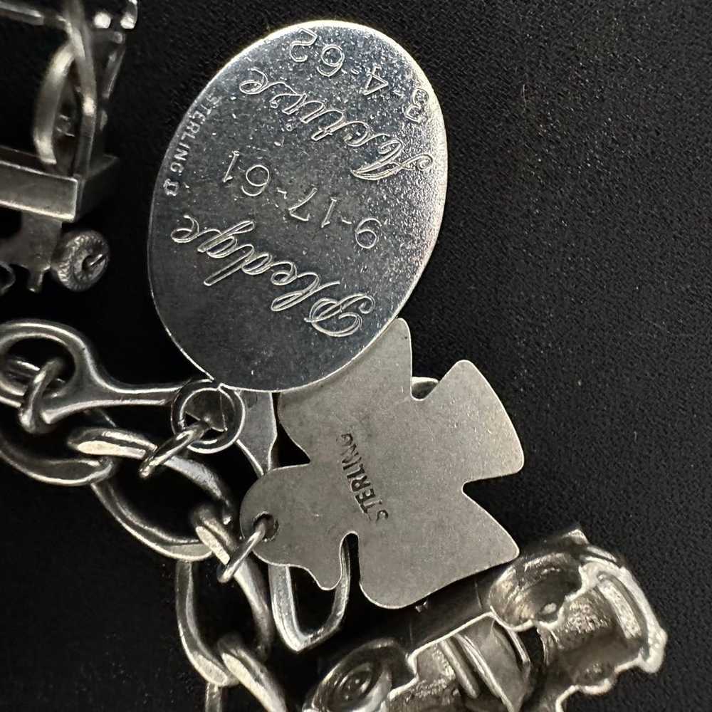 Sterling Silver Charm Bracelet - image 6