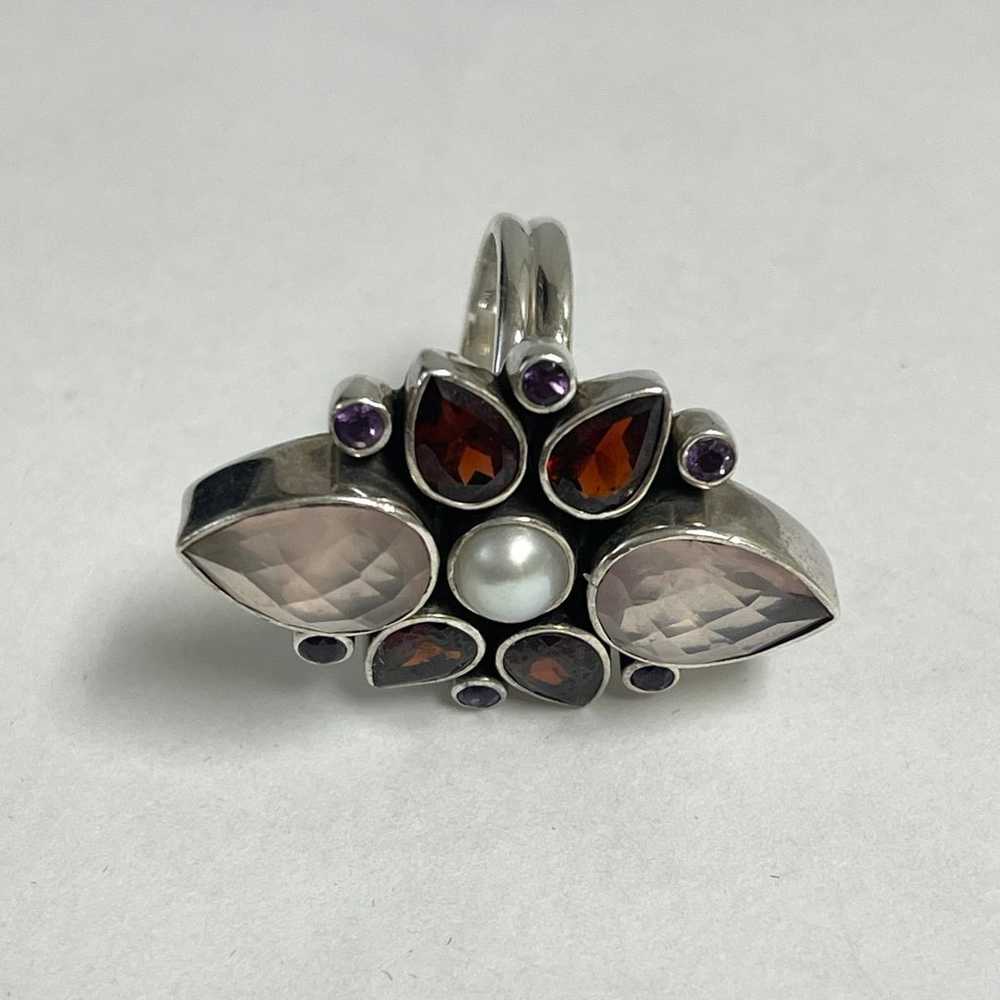 Nicky Butler Sterling Silver Gemstone Ring 8 - image 4