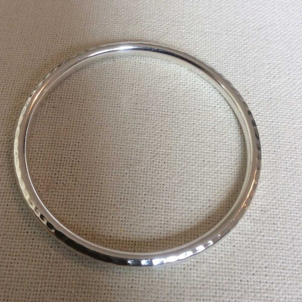 Silpada Vintage B1482 Hammered Bangle - image 1