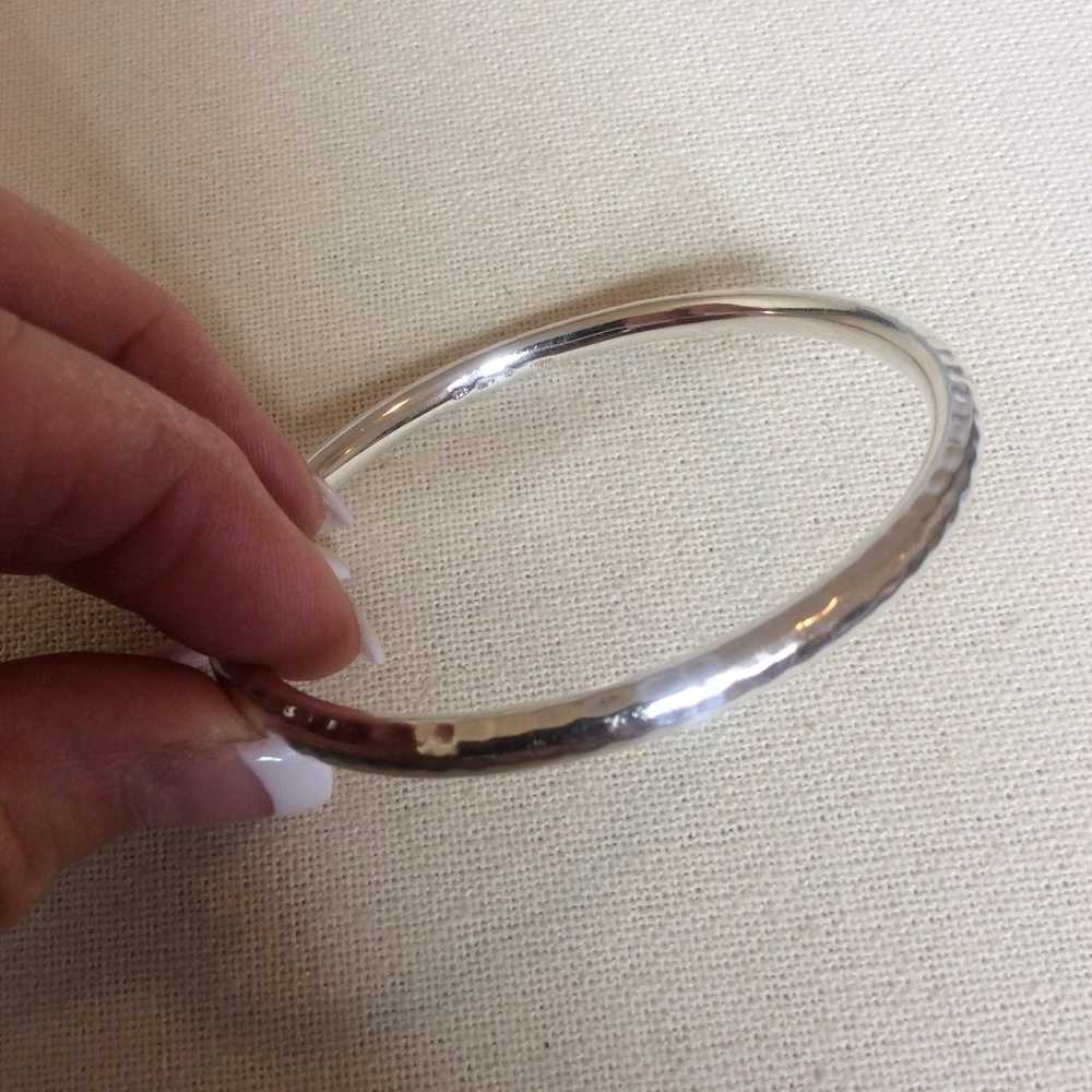 Silpada Vintage B1482 Hammered Bangle - image 2