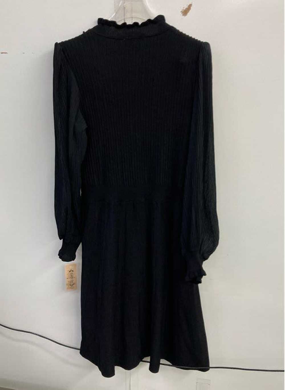 Nanette Lepore Women Very Black Long Sleeve Dress… - image 2