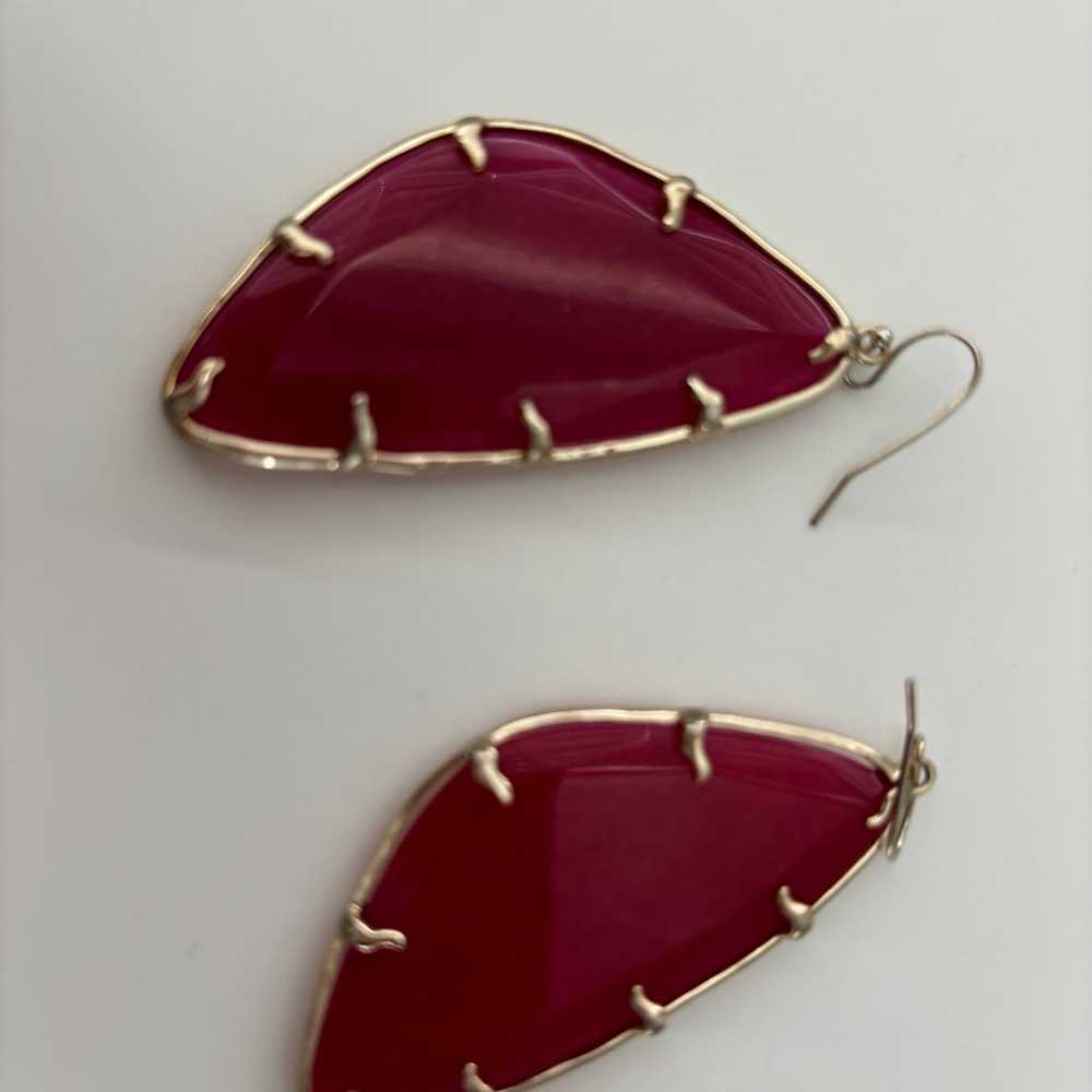 Kendra Scott Earrings red vintage - image 2