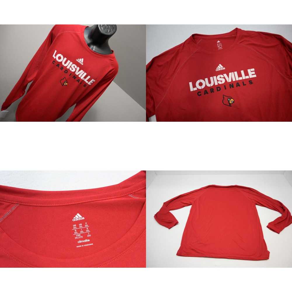 Adidas Adidas Gym Shirt ClimaLite Louisville Card… - image 4