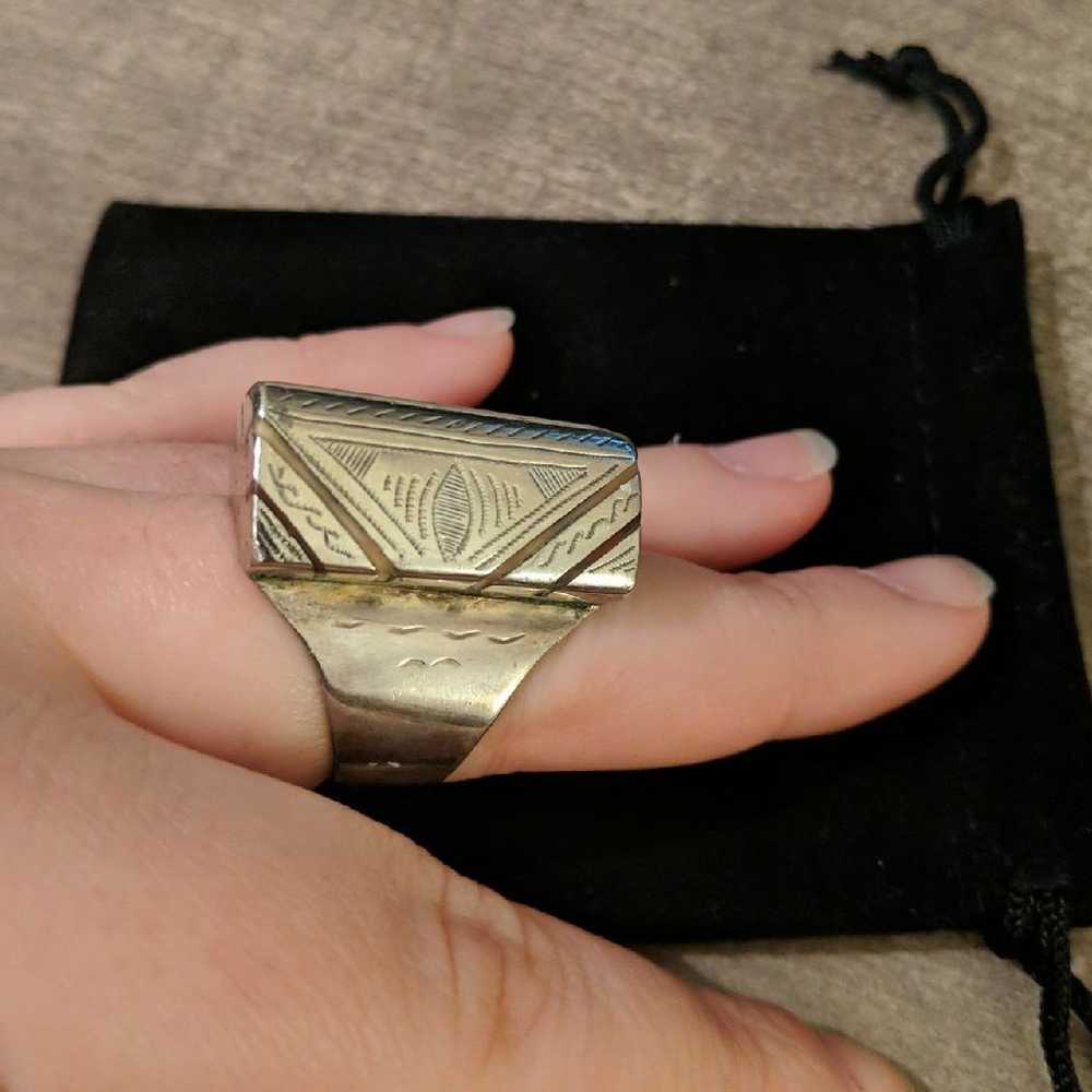 925 Silver Statement Ring - image 1