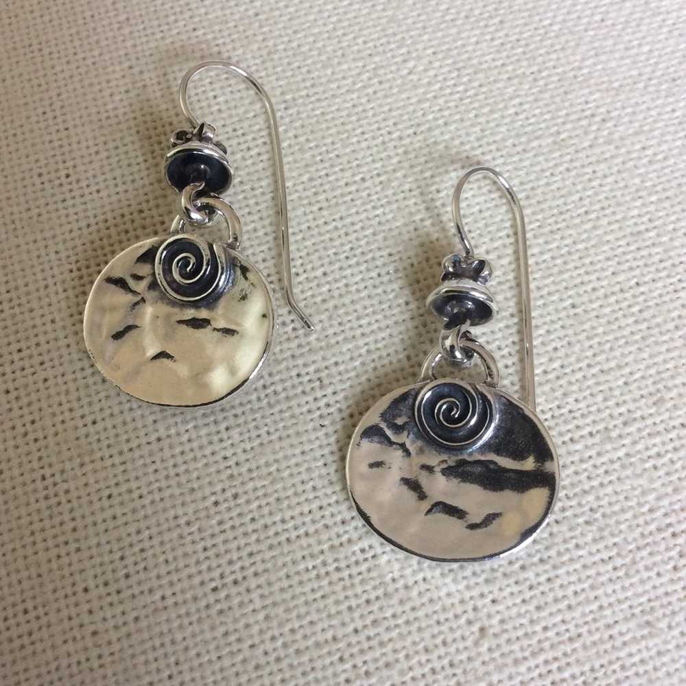 Silpada Vintage W1354 Swirl Earrings - image 1