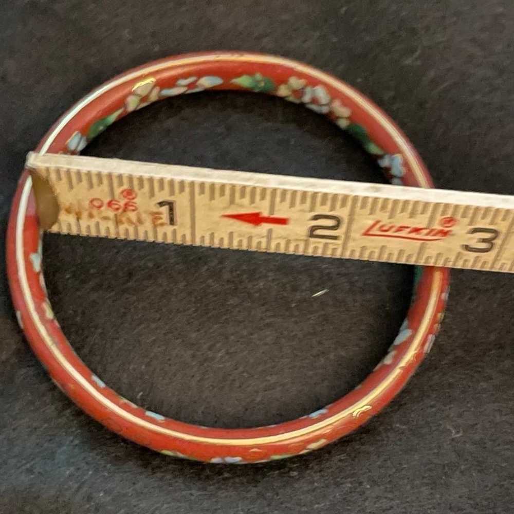 Vintage Chinese Cloisonné bangle - image 4