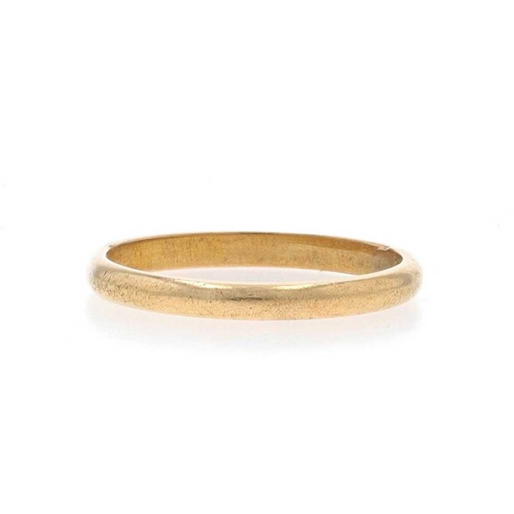 Yellow Gold Vintage Band - 10k Midi Child's Ring … - image 2