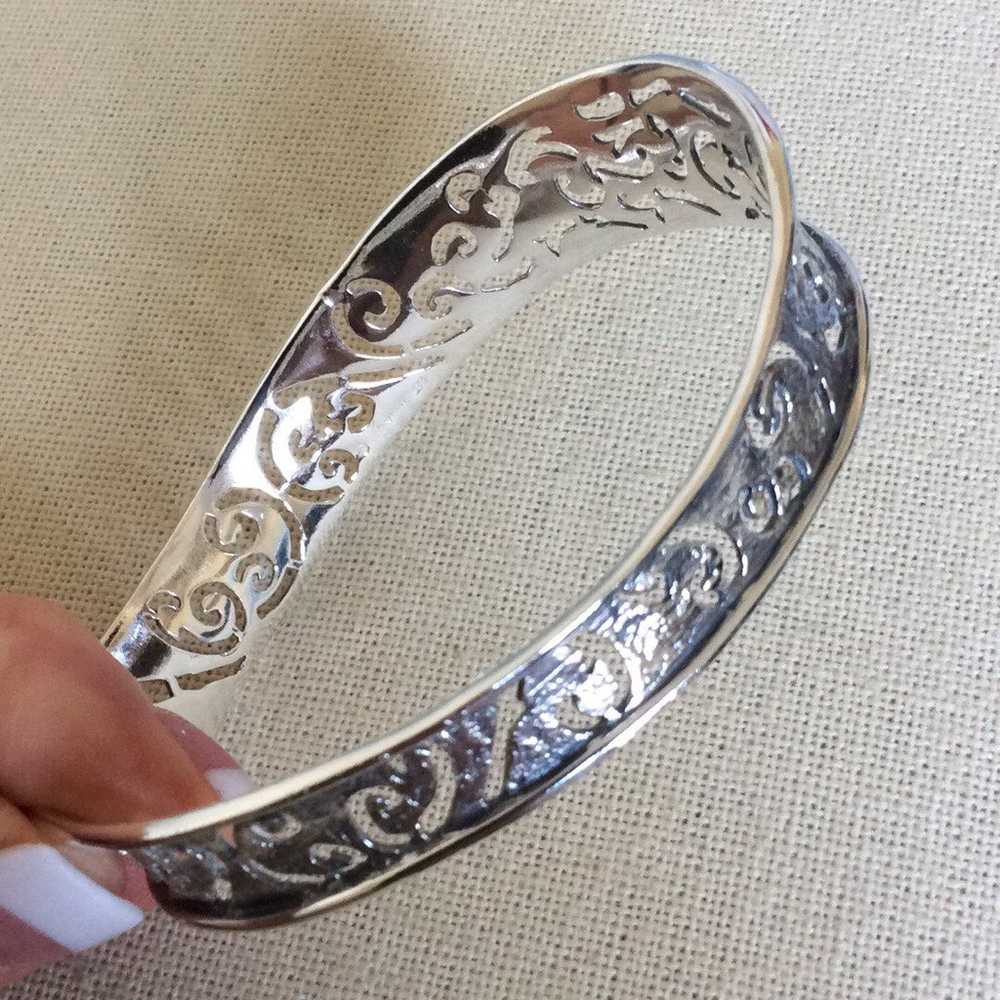 Silpada Vintage B2082 Bangle Bracelet - image 2