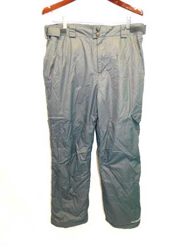 Columbia L Mens Gray Snow Gun Pants Lined Insulat… - image 1