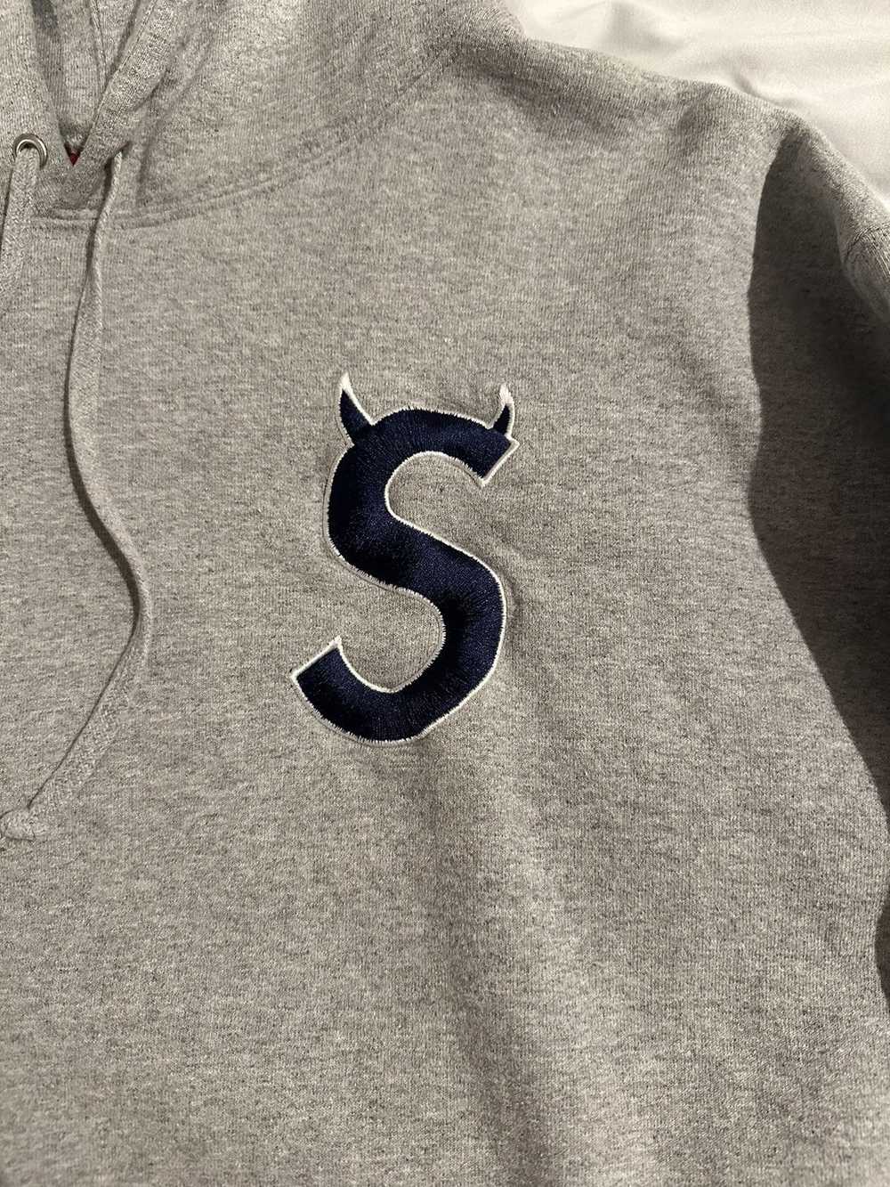 Supreme SUPREME S Logo Hooded Sweatshirt ‘Heather… - image 4