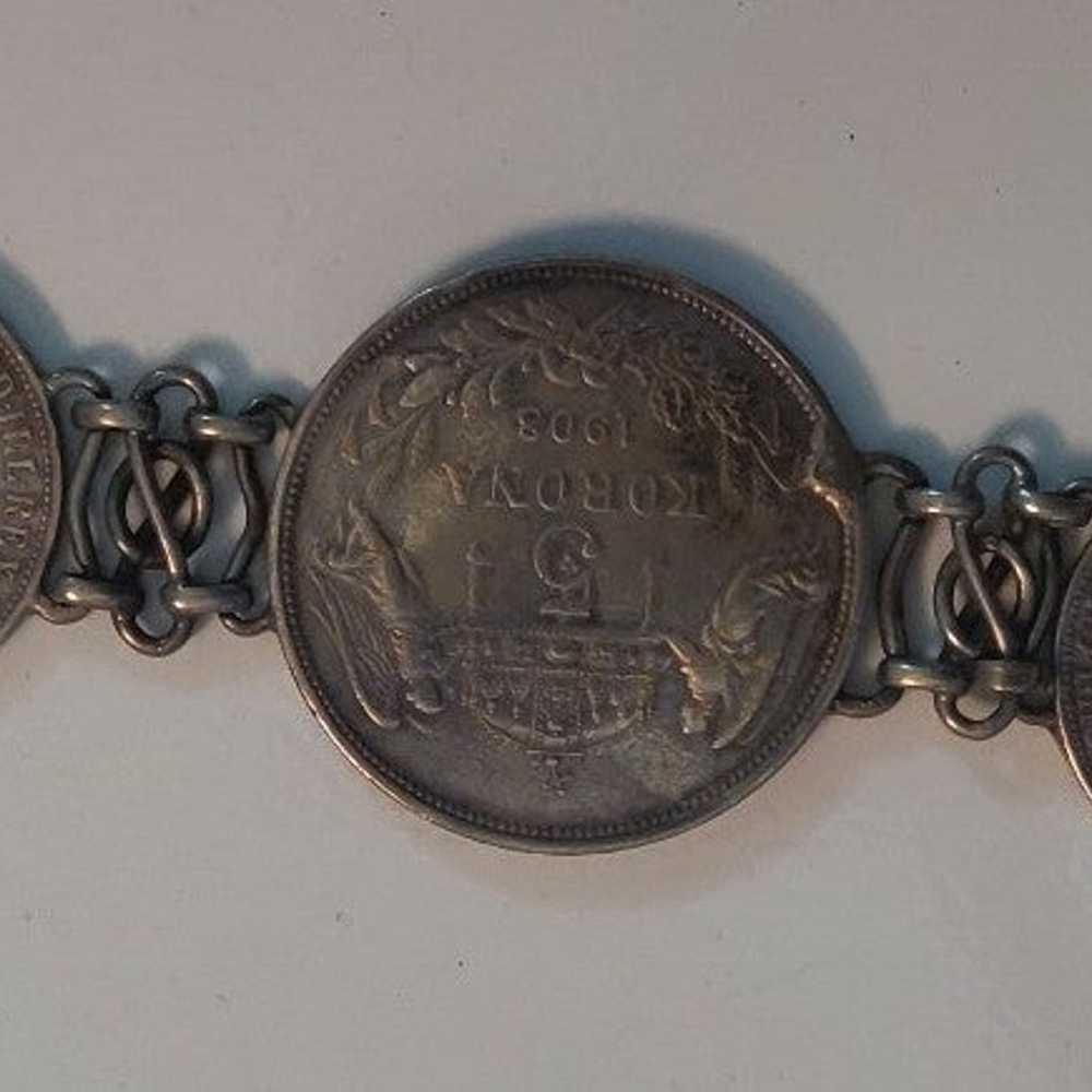 Antique Coin Bracelet - image 1