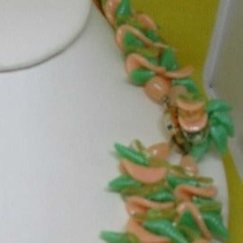 HONG KONG LUCITE Seashell Necklace Fruit Salad Ne… - image 11