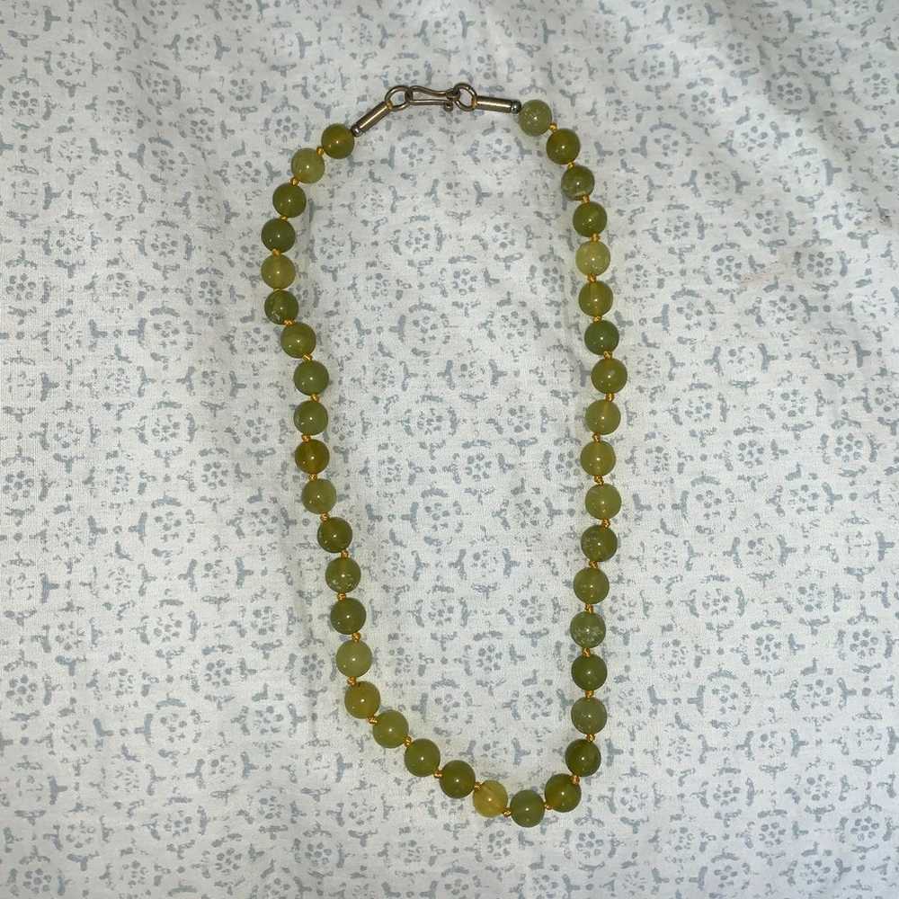 Vintage Jade Necklace - image 1