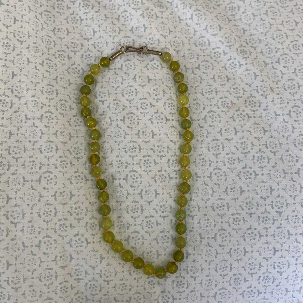 Vintage Jade Necklace - image 2