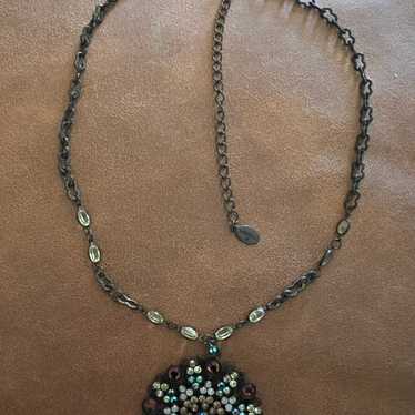 Retired Vintage Sorrelli Pendant Necklace 16inches - image 1