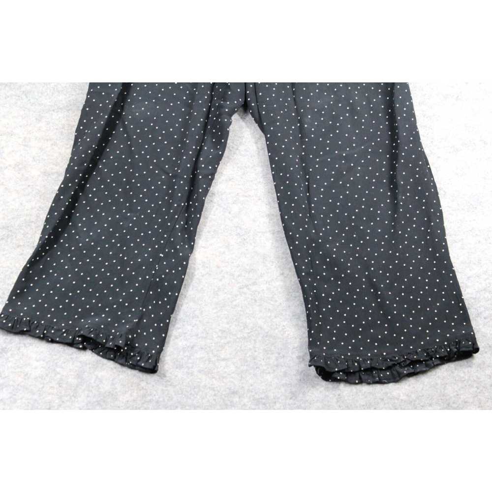 Vintage Chico's Design Pants Size 1 Black White P… - image 2