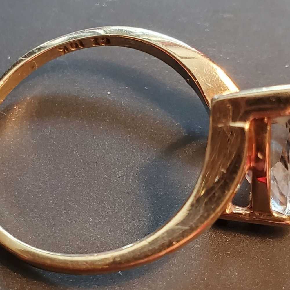 10K Yellow gold ring - image 2