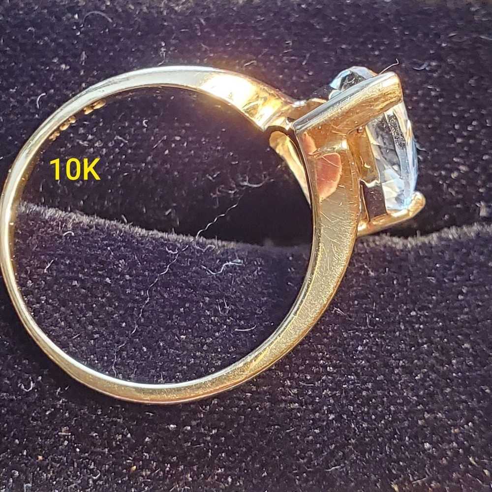 10K Yellow gold ring - image 3