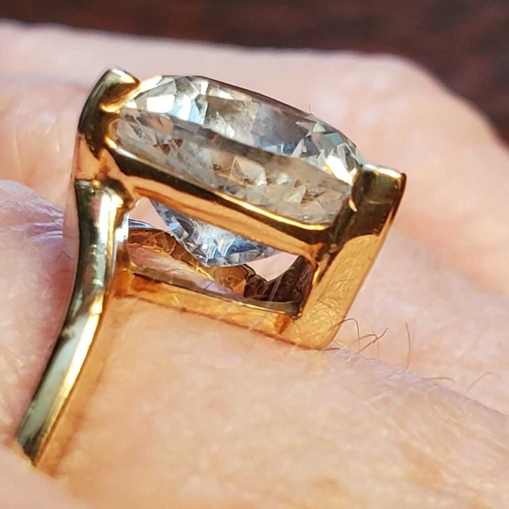 10K Yellow gold ring - image 5