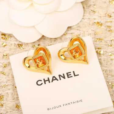 A nice pair of love stud earrings - image 1