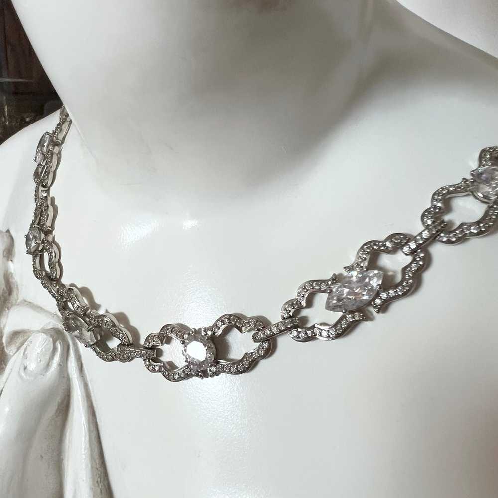 Vintage Carolee Austrian Crystal Pavé Necklace - image 11