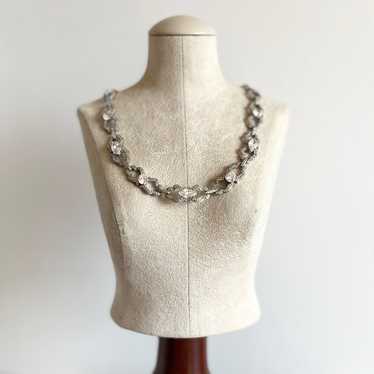 Vintage Carolee Austrian Crystal Pavé Necklace - image 1