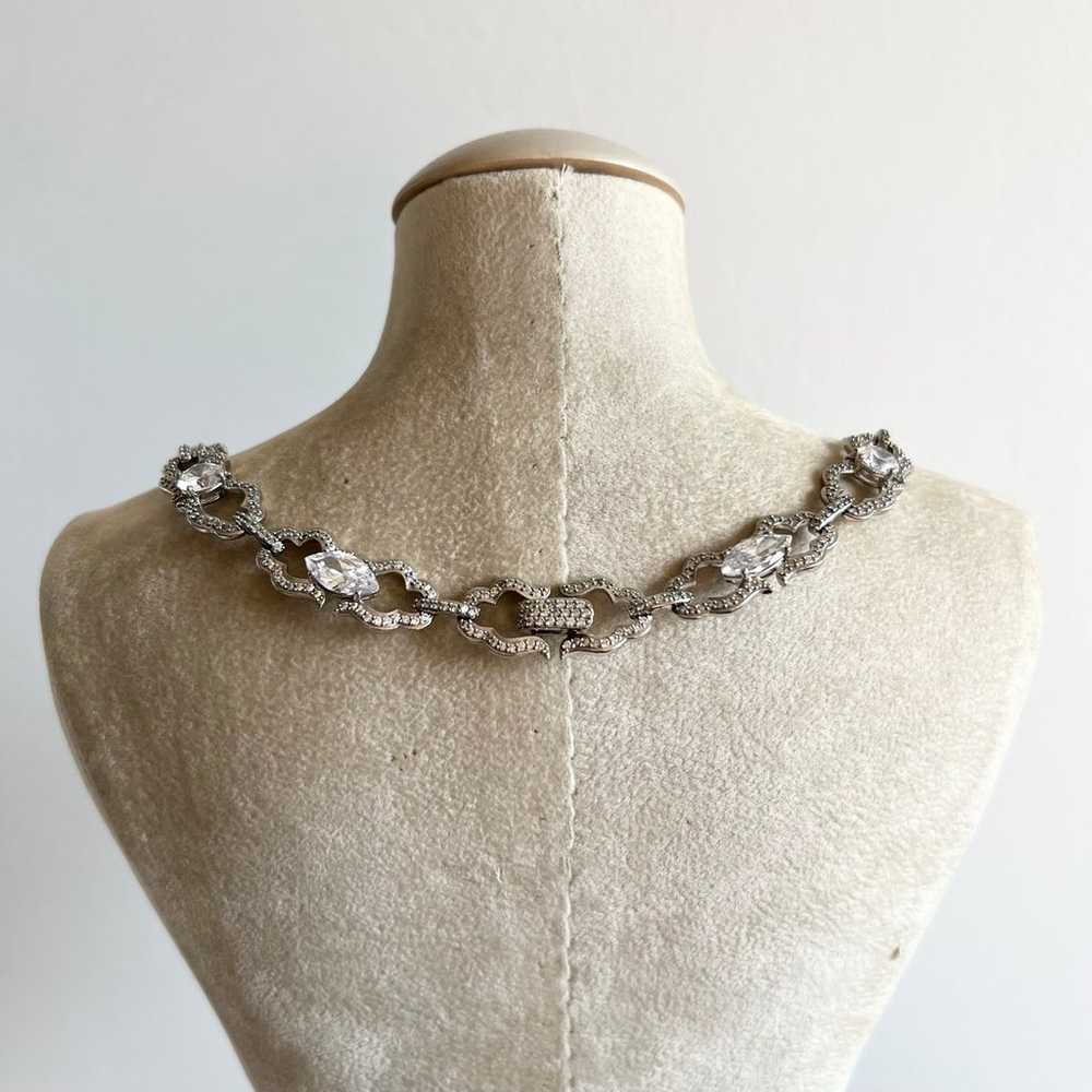 Vintage Carolee Austrian Crystal Pavé Necklace - image 5