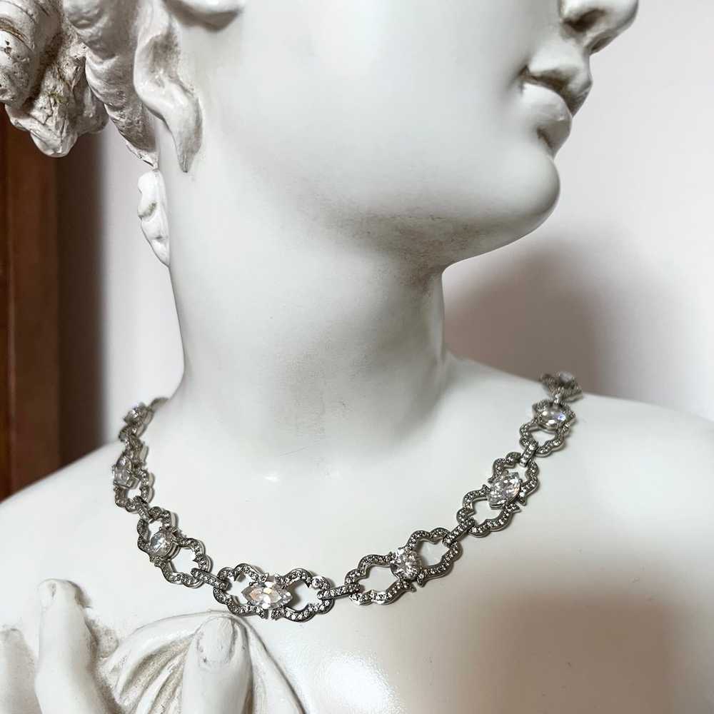 Vintage Carolee Austrian Crystal Pavé Necklace - image 8