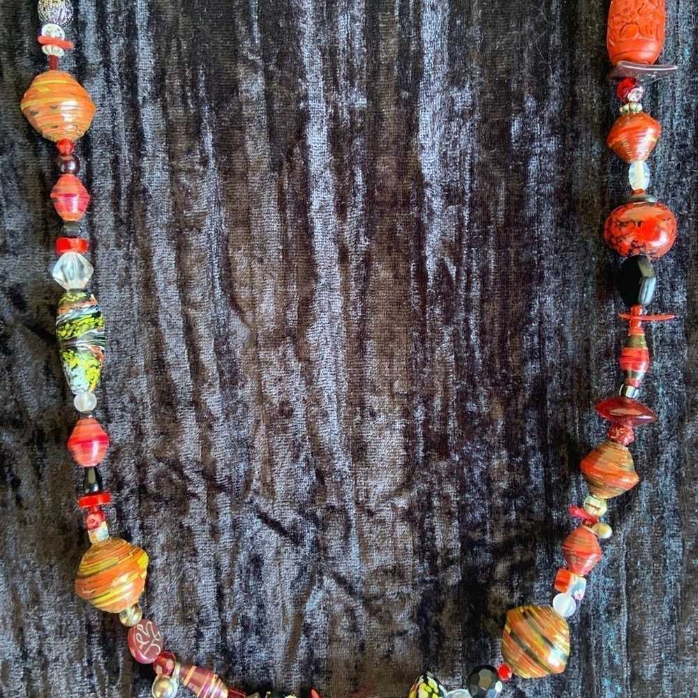 World Tribe Red Treasure Necklace - image 2