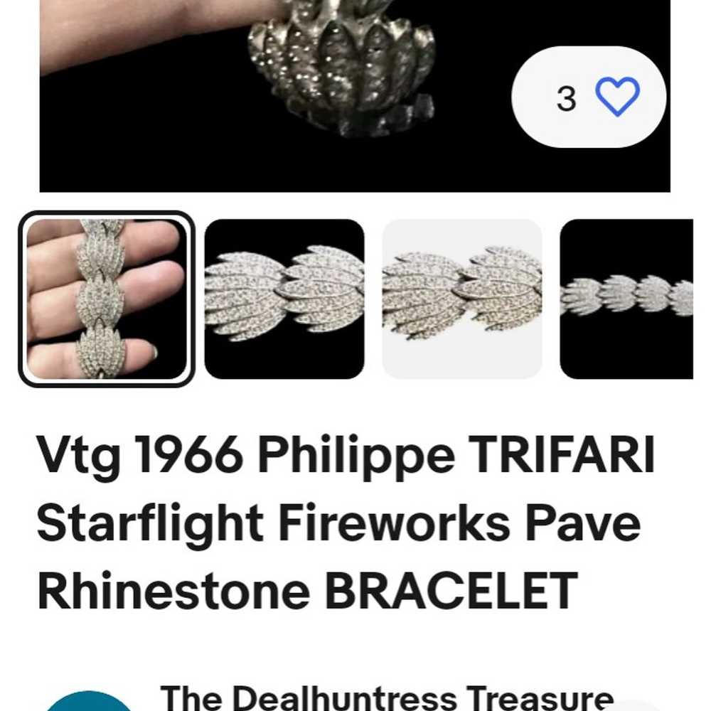 Vintage 1966 Philippe Trifari Bracelet - image 7