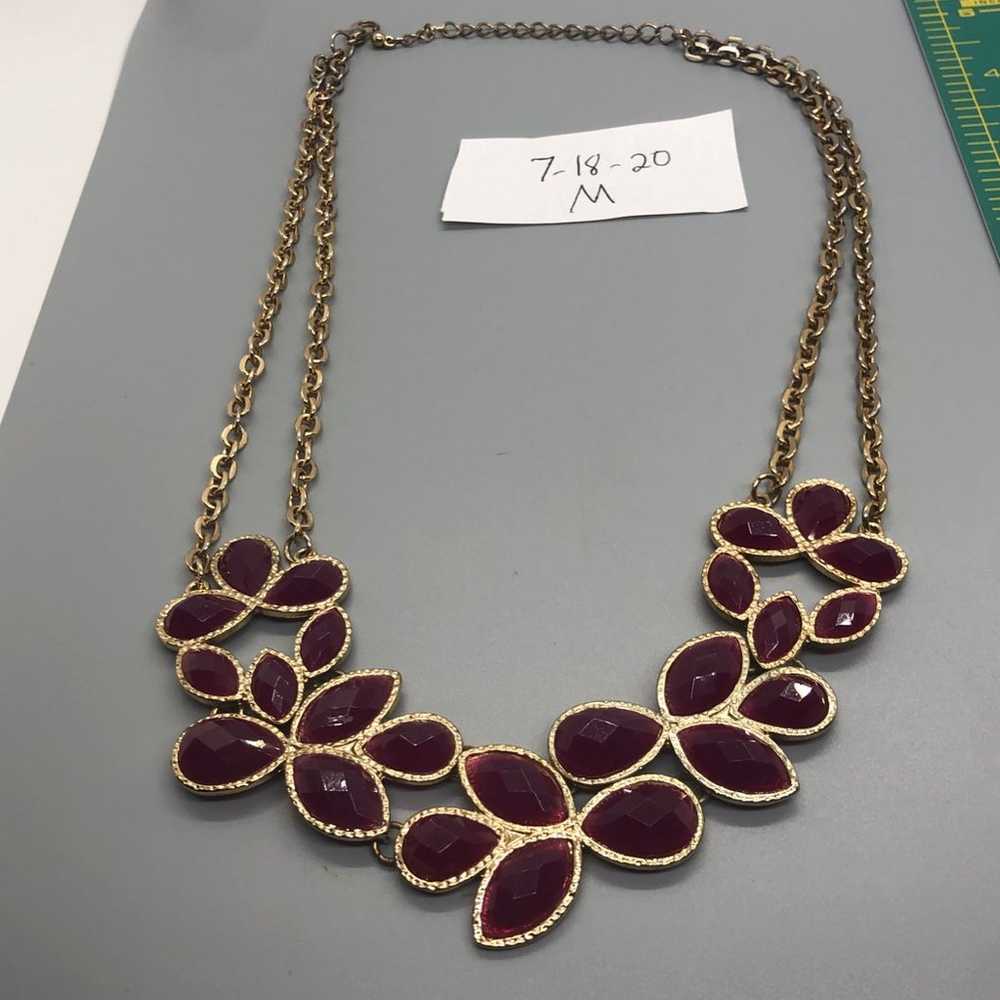 Pretty bib vintage necklace. - image 1