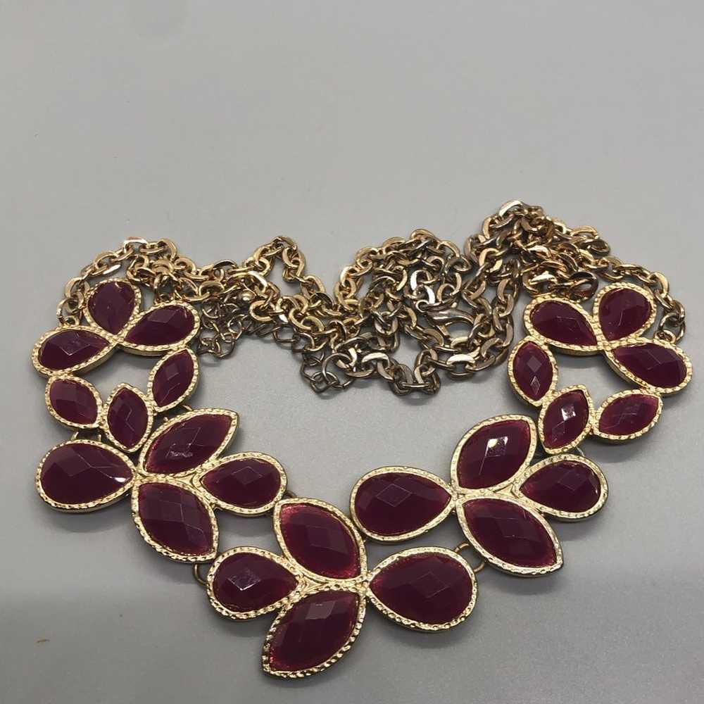 Pretty bib vintage necklace. - image 6