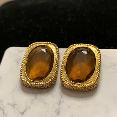 S Coventry Amber Earrings - image 1